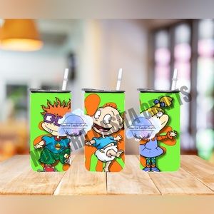 Kids 2 in 1 Rugrats splat bg tumbler